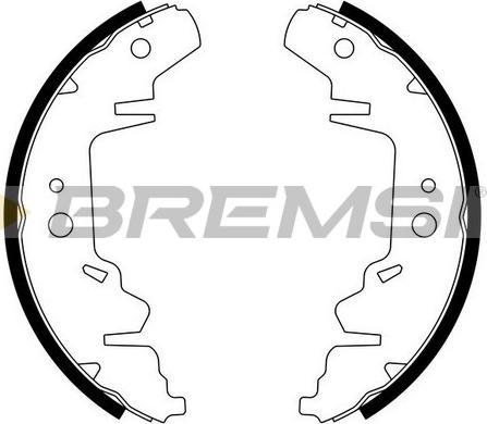 Bremsi GF0426 - Kit ganasce freno www.autoricambi360.it