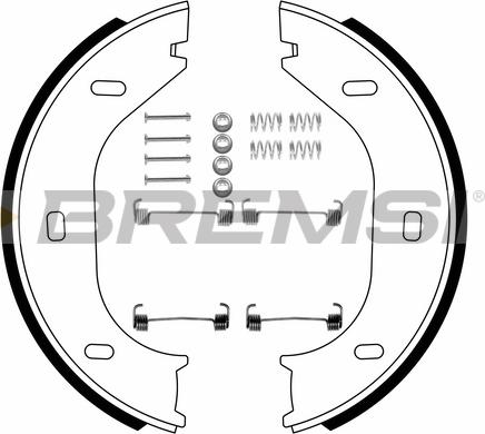 Bremsi GF0001-1 - Kit ganasce, Freno stazionamento www.autoricambi360.it