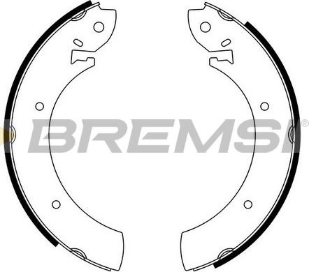 Bremsi GF0207 - Kit ganasce freno www.autoricambi360.it