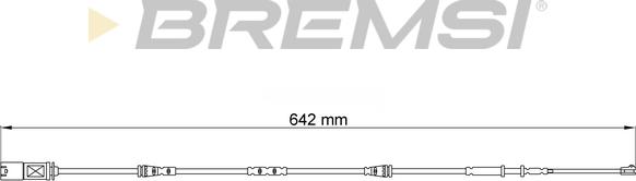 Bremsi WI0905 - Contatto segnalazione, Usura past. freno / mat. d'attrito www.autoricambi360.it
