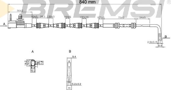 Bremsi WI0978 - Contatto segnalazione, Usura past. freno / mat. d'attrito www.autoricambi360.it