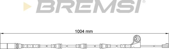 Bremsi WI0696 - Contatto segnalazione, Usura past. freno / mat. d'attrito www.autoricambi360.it