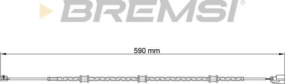 Bremsi WI0756 - Contatto segnalazione, Usura past. freno / mat. d'attrito www.autoricambi360.it