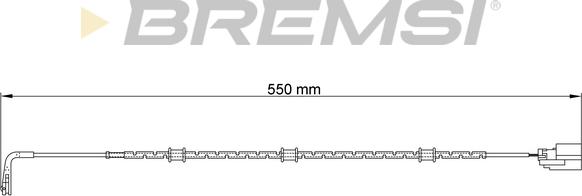 Bremsi WI0758 - Contatto segnalazione, Usura past. freno / mat. d'attrito www.autoricambi360.it