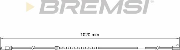 Bremsi WI0788 - Contatto segnalazione, Usura past. freno / mat. d'attrito www.autoricambi360.it