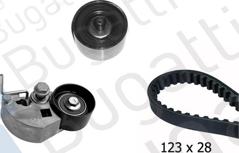 BUGATTI BKCD0455 - Kit cinghie dentate www.autoricambi360.it