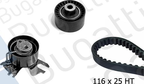 BUGATTI BKCD0468 - Kit cinghie dentate www.autoricambi360.it