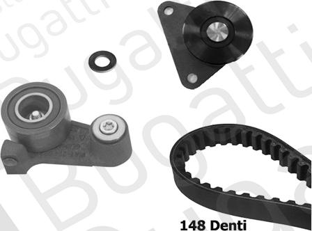BUGATTI BKCD0401 - Kit cinghie dentate www.autoricambi360.it