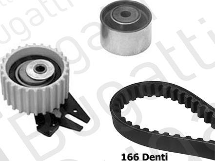BUGATTI BKCD0594 - Kit cinghie dentate www.autoricambi360.it
