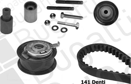 BUGATTI BKCD0598 - Kit cinghie dentate www.autoricambi360.it