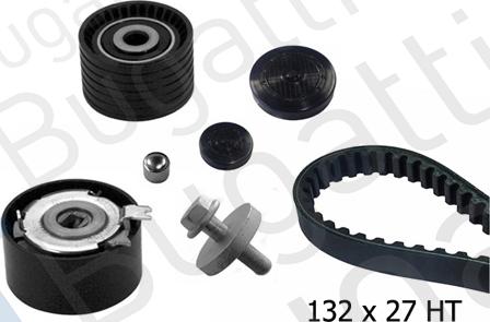 BUGATTI BKCD0506 - Kit cinghie dentate www.autoricambi360.it