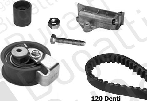 BUGATTI BKCD0583 - Kit cinghie dentate www.autoricambi360.it