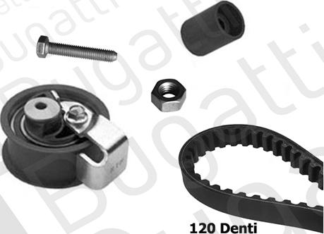 BUGATTI BKCD0582 - Kit cinghie dentate www.autoricambi360.it