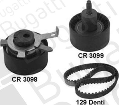 BUGATTI BKCD0570 - Kit cinghie dentate www.autoricambi360.it