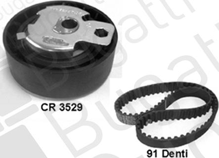 BUGATTI BKCD0572 - Kit cinghie dentate www.autoricambi360.it