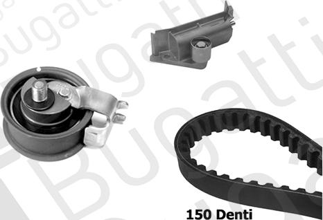 BUGATTI BKCD0646 - Kit cinghie dentate www.autoricambi360.it