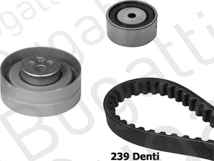 BUGATTI BKCD0640 - Kit cinghie dentate www.autoricambi360.it