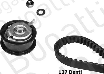 BUGATTI BKCD0641 - Kit cinghie dentate www.autoricambi360.it