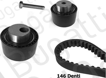 BUGATTI BKCD0600 - Kit cinghie dentate www.autoricambi360.it
