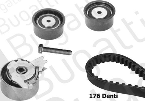 BUGATTI BKCD0614 - Kit cinghie dentate www.autoricambi360.it