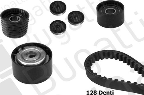 BUGATTI BKCD0615 - Kit cinghie dentate www.autoricambi360.it