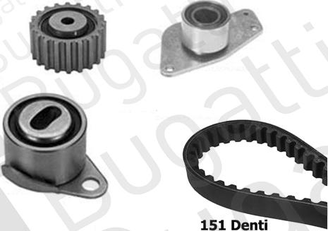 BUGATTI BKCD0610 - Kit cinghie dentate www.autoricambi360.it