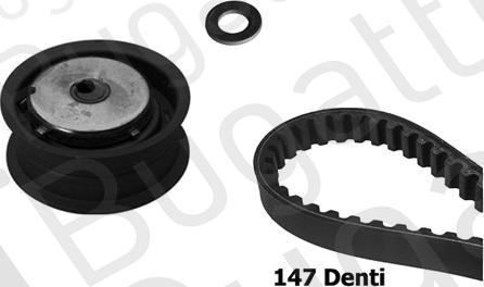 BUGATTI BKCD0687 - Kit cinghie dentate www.autoricambi360.it