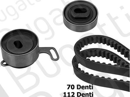 BUGATTI BKCD0631 - Kit cinghie dentate www.autoricambi360.it