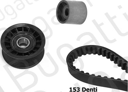 BUGATTI BKCD0624 - Kit cinghie dentate www.autoricambi360.it