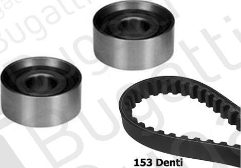 BUGATTI BKCD0090 - Kit cinghie dentate www.autoricambi360.it