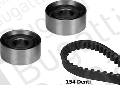 BUGATTI BKCD0091 - Kit cinghie dentate www.autoricambi360.it