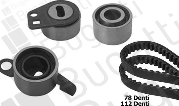 BUGATTI BKCD0044 - Kit cinghie dentate www.autoricambi360.it