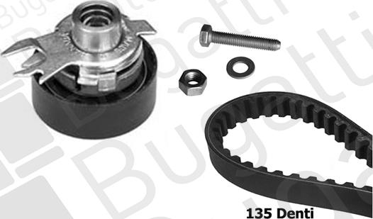BUGATTI BKCD0048 - Kit cinghie dentate www.autoricambi360.it