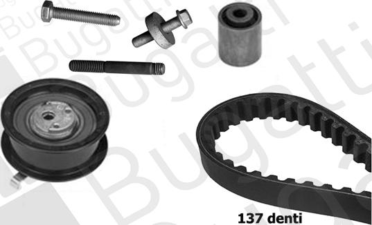 BUGATTI BKCD0047 - Kit cinghie dentate www.autoricambi360.it