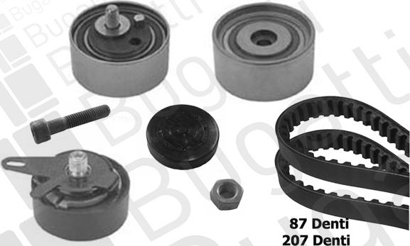 BUGATTI BKCD0055 - Kit cinghie dentate www.autoricambi360.it
