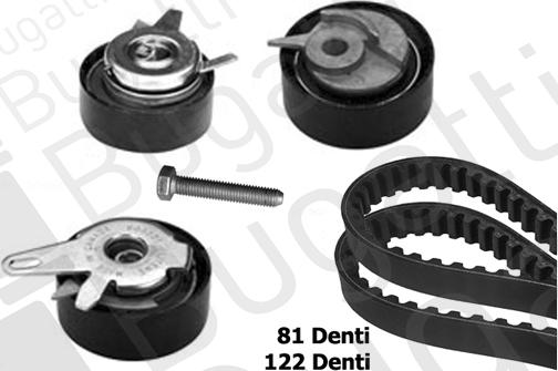 BUGATTI BKCD0064 - Kit cinghie dentate www.autoricambi360.it
