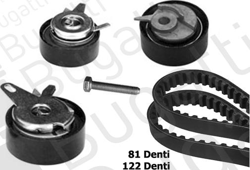 BUGATTI BKCD0066 - Kit cinghie dentate www.autoricambi360.it