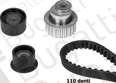 BUGATTI BKCD0004 - Kit cinghie dentate www.autoricambi360.it