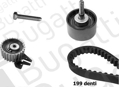 BUGATTI BKCD0005 - Kit cinghie dentate www.autoricambi360.it