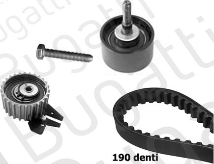 BUGATTI BKCD0006 - Kit cinghie dentate www.autoricambi360.it