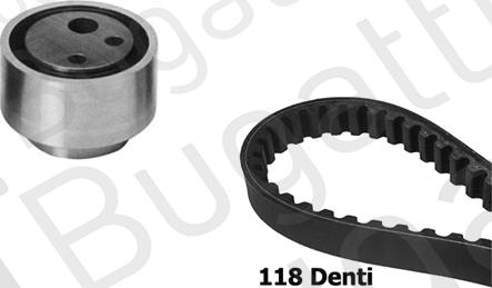 BUGATTI BKCD0001 - Kit cinghie dentate www.autoricambi360.it