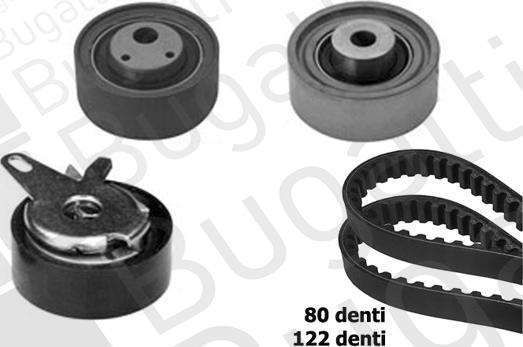 BUGATTI BKCD0008 - Kit cinghie dentate www.autoricambi360.it