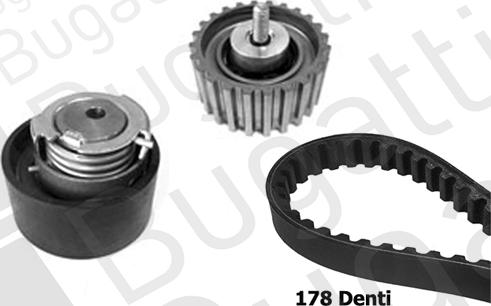 BUGATTI BKCD0017 - Kit cinghie dentate www.autoricambi360.it