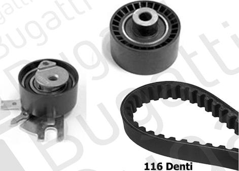 BUGATTI BKCD0082 - Kit cinghie dentate www.autoricambi360.it