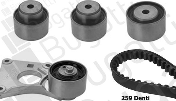 BUGATTI BKCD0035 - Kit cinghie dentate www.autoricambi360.it