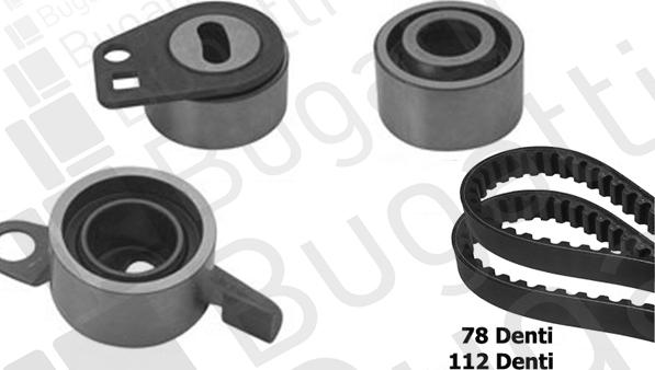 BUGATTI BKCD0038 - Kit cinghie dentate www.autoricambi360.it