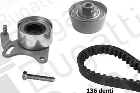 BUGATTI BKCD0024 - Kit cinghie dentate www.autoricambi360.it