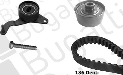 BUGATTI BKCD0026 - Kit cinghie dentate www.autoricambi360.it