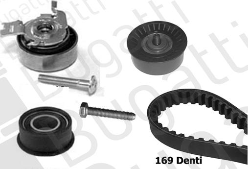 BUGATTI BKCD0028 - Kit cinghie dentate www.autoricambi360.it