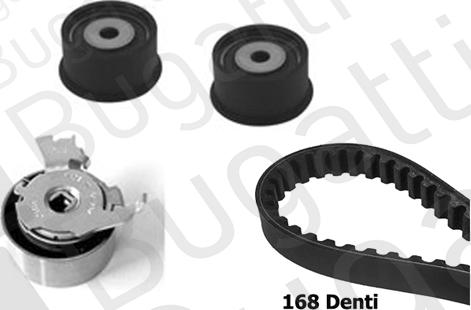 BUGATTI BKCD0027 - Kit cinghie dentate www.autoricambi360.it